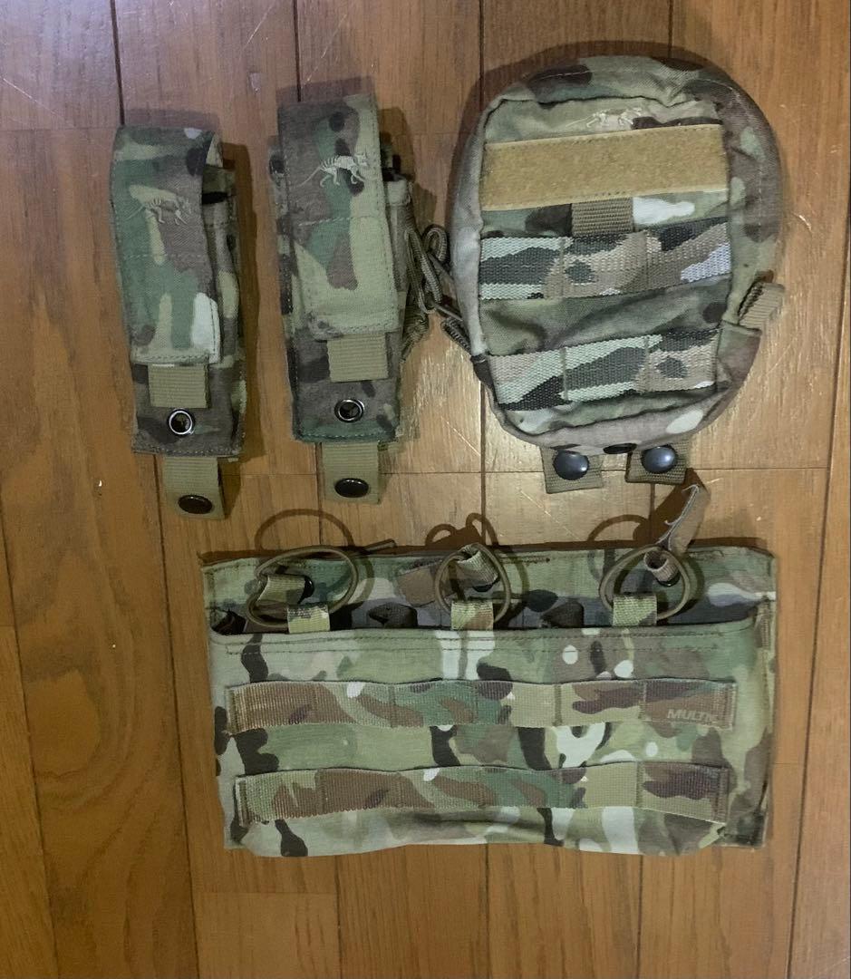 【まとめ売り】マルチカムポーチセット Amazon.co.jp: タクティカルドロップポーチと5.56mmトリプルマガジン