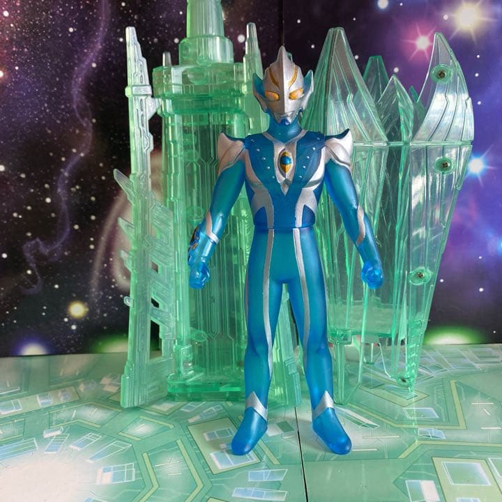 ウルトラマンヒカリ クリアブルーver ソフビ レア⭐︎ - メルカリ