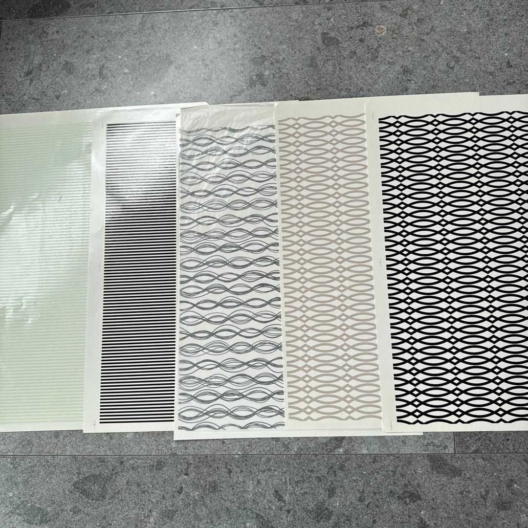 ポーセラーツ転写紙　モロッカン柄他23枚　ヴォーグ社他