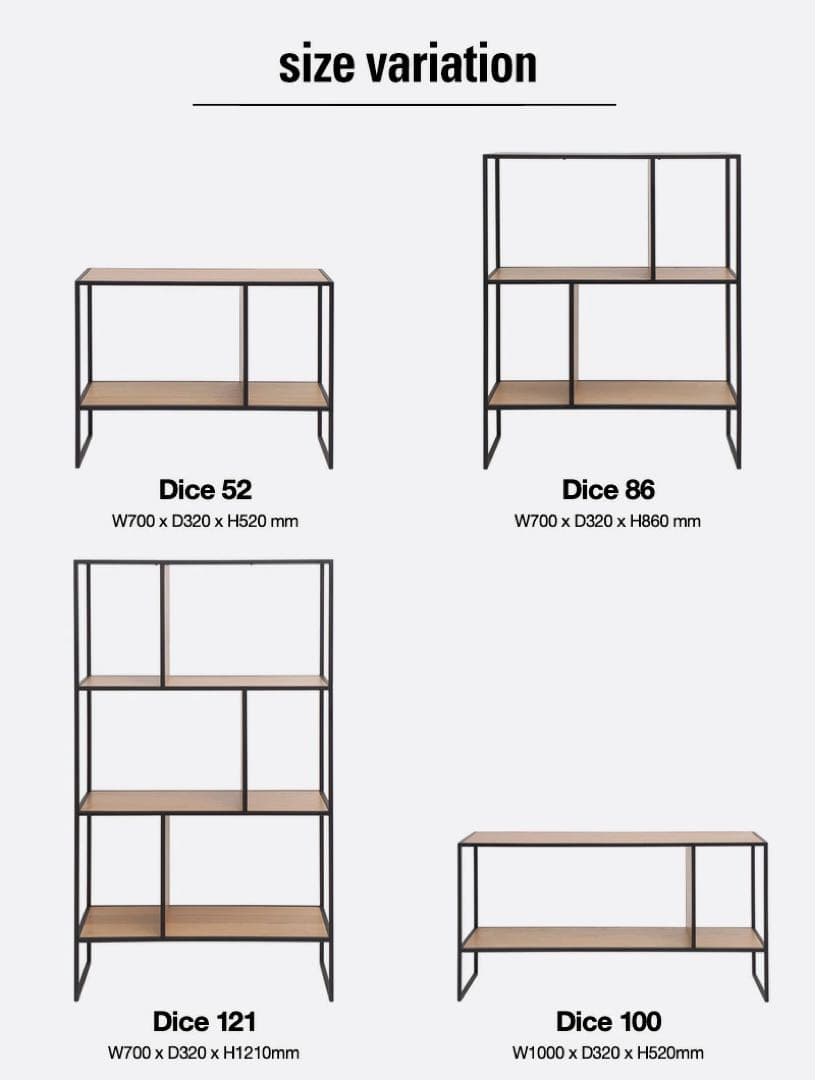 値下げしました】オープンシェルフ DICE ONE 100 ラック - メルカリ