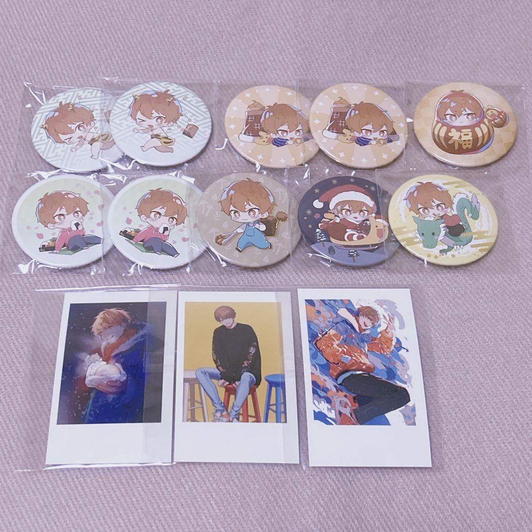 めいちゃん 僕等の色彩 缶バッジ ランダム トレカ チェキ カード 缶バ