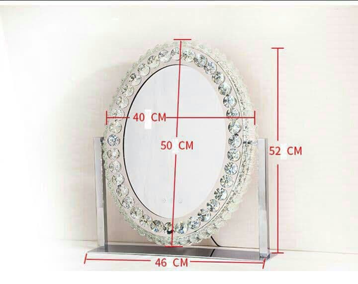 女優ミラー 人気 LED ハリウッドミラー キラキラ オーバル5