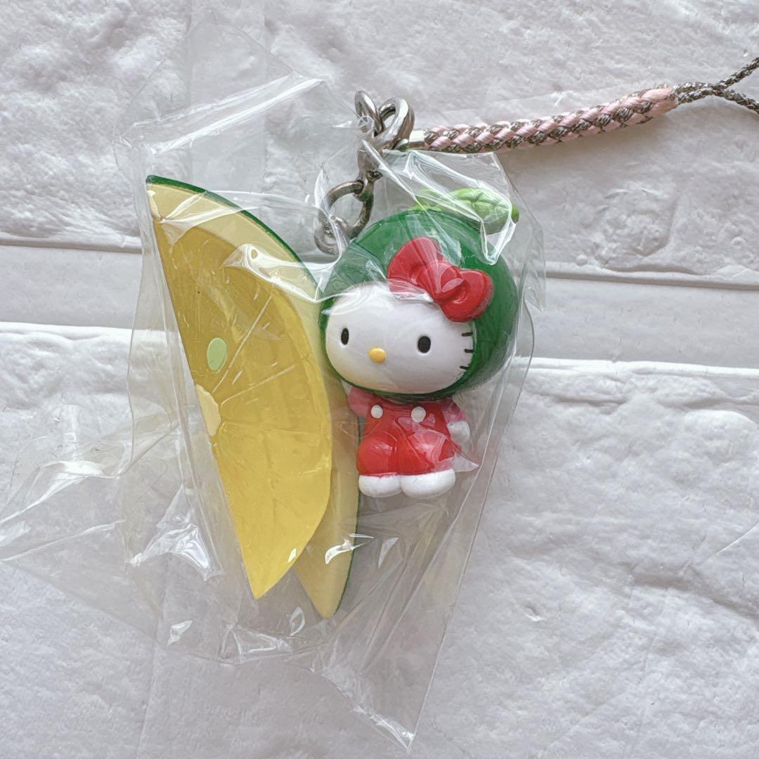 【激レア】 ご当地 キティ ストラップ コップのフチ子 大分 かぼす 限定
