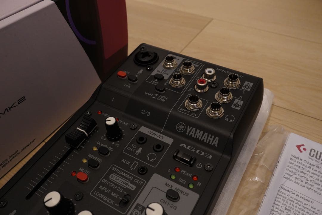 ライブストリーミングミキサー AG03MK2