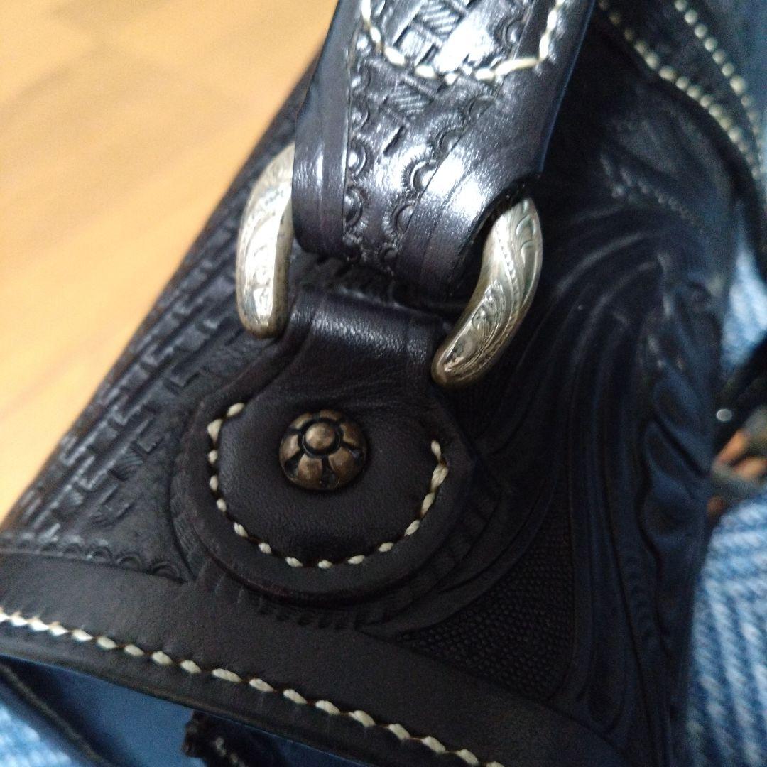 本革、セカンドバッグ、オーダーメイド、柄特殊