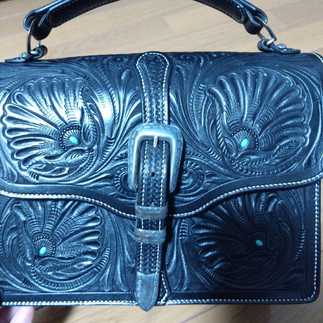 本革、セカンドバッグ、オーダーメイド、柄特殊