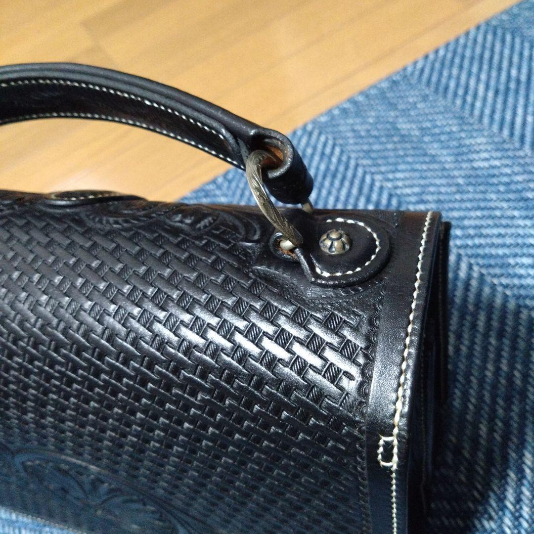 本革、セカンドバッグ、オーダーメイド、柄特殊