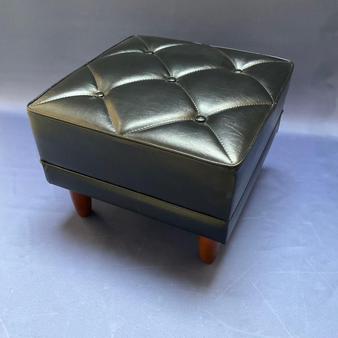 カリモク60　オットマン　スタンダードブラック