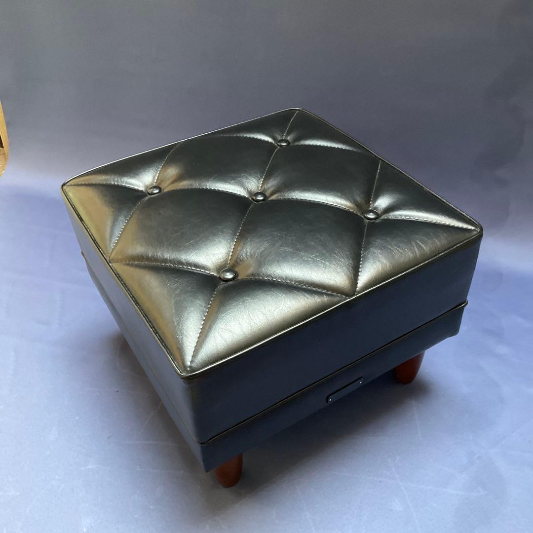 カリモク60　オットマン　スタンダードブラック