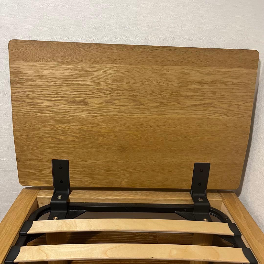 無印良品 木製ベッドフレーム スモールサイズ オーク材