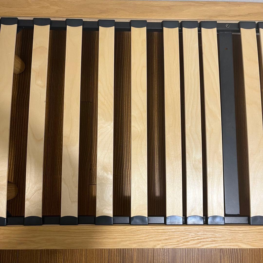 無印良品 木製ベッドフレーム スモールサイズ オーク材