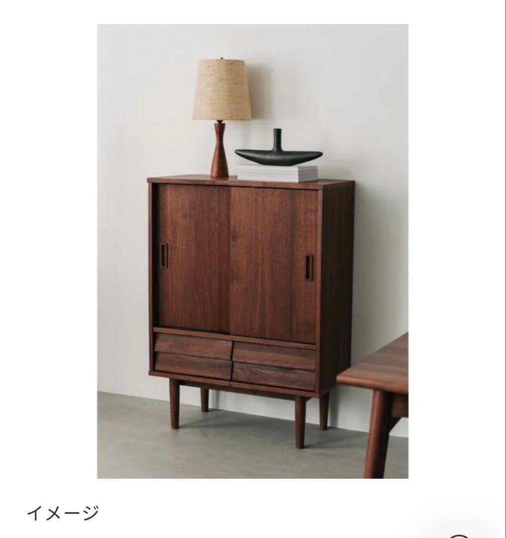 ウニコunicoスライドドアキャビネット TALVI(タルヴィ)