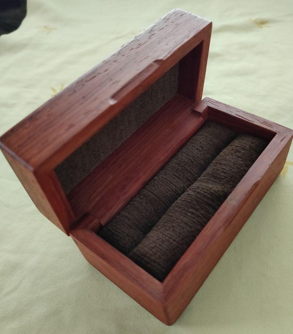 木製リングケース 指輪入ツイン　丹野製作所