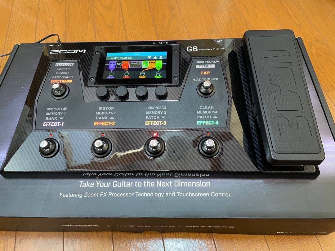 美品　ZOOM G6 マルチエフェクター