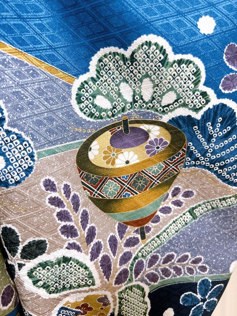 7歳フルセット♡七五三　男の子　一式　鷹　青系　水色