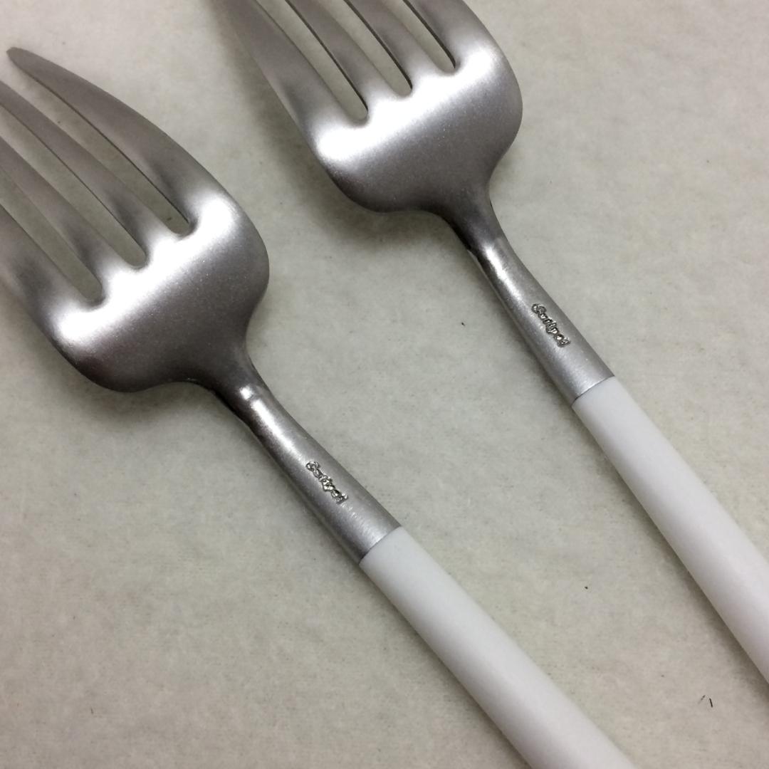 セール価格　クチポール　GOA　ホワイト＆シルバー　ディナー３種+レスト×各２