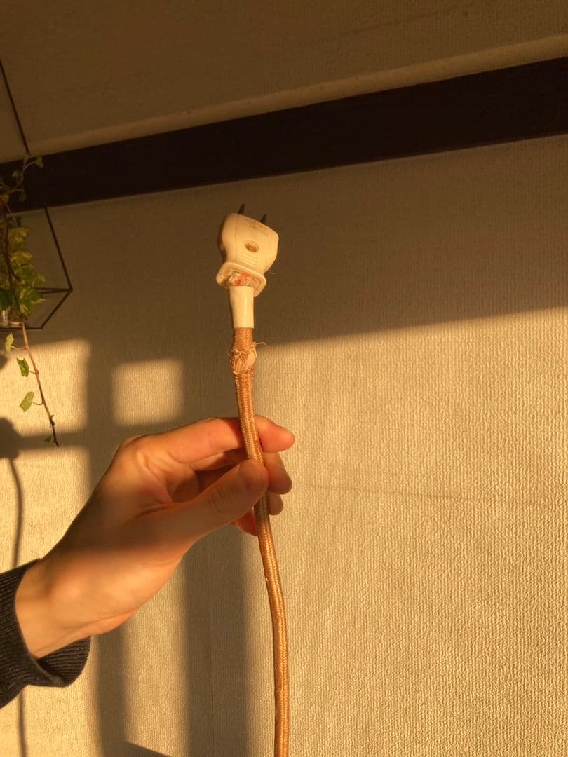 レトロ　チューリップ　ペンダントライト 花びら フロアライト　コンセント　緑