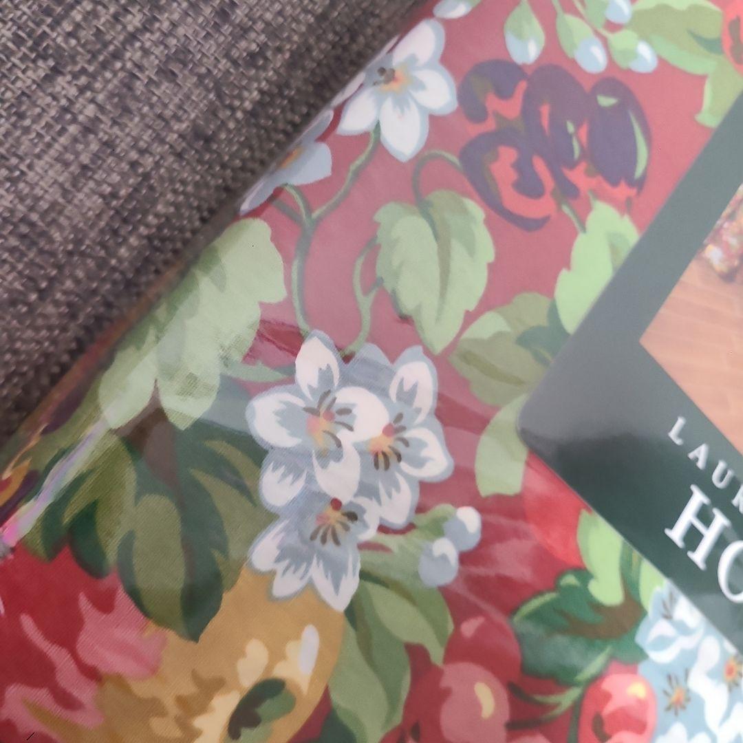 LAURA ASHLEY フラワーコンフォータケース ダブル用
