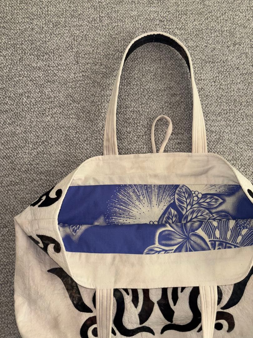 D. パッチワークキルト トートバッグ