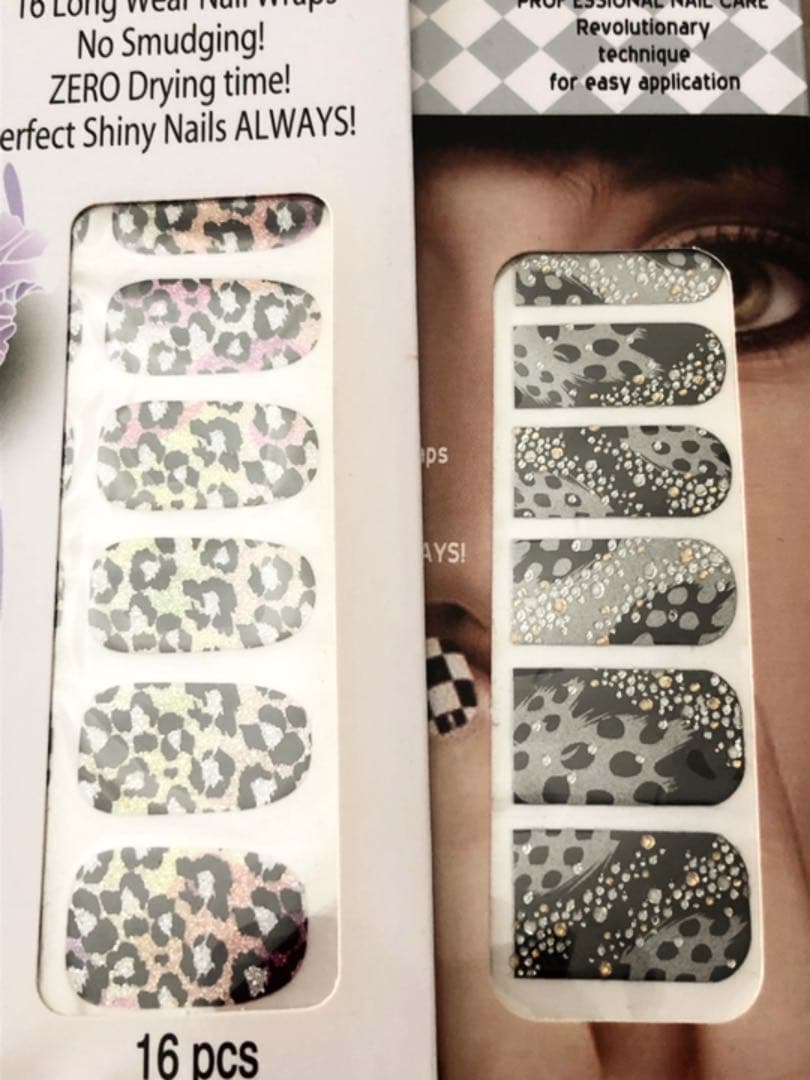 新品未使用★ネイルアートシール他41個まとめ売りウォーターシールラインストーン