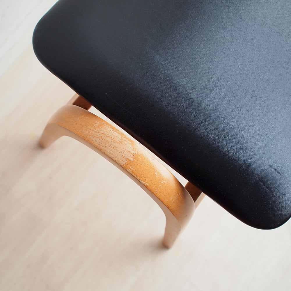 70s 80s 秋田木工 剣持勇 スツール 椅子 ヴィンテージ ZR23719