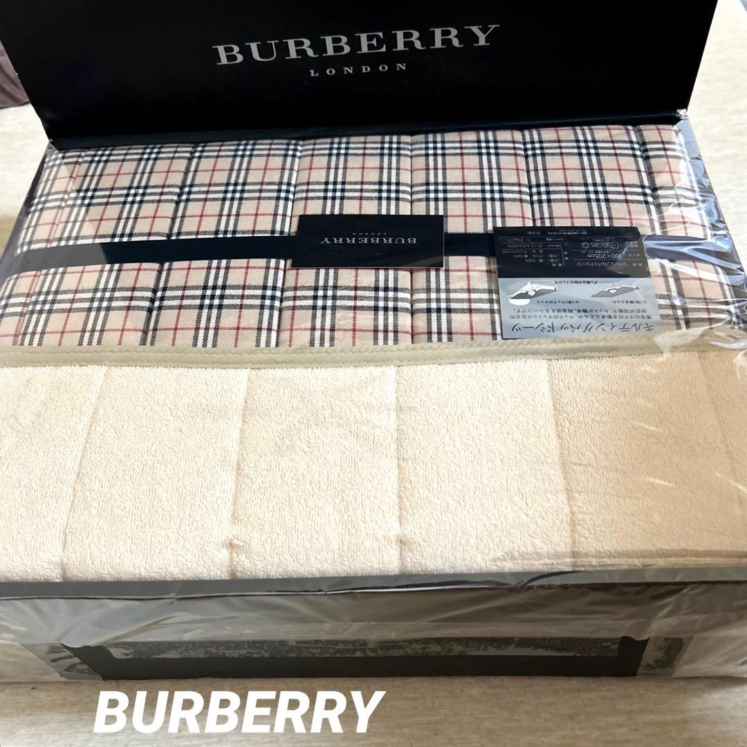 BURBERRY バーバリー キルティング パッドシーツ ノバチェック★希少