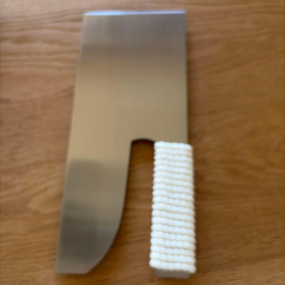 光山作 切れ者 麺切包丁 A-1012 300mm 安来鋼青紙Ⅱ号 手縄 蕎麦