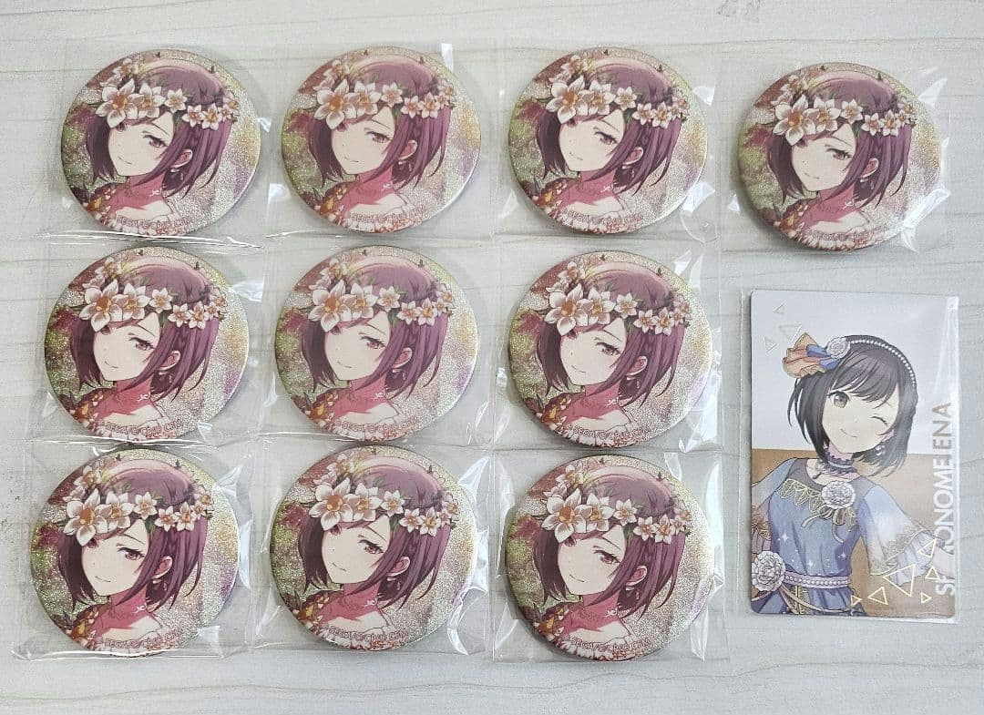 プロセカ 東雲絵名 4A ペイルカラー 缶バッジ 10点 エピカ4b 特典