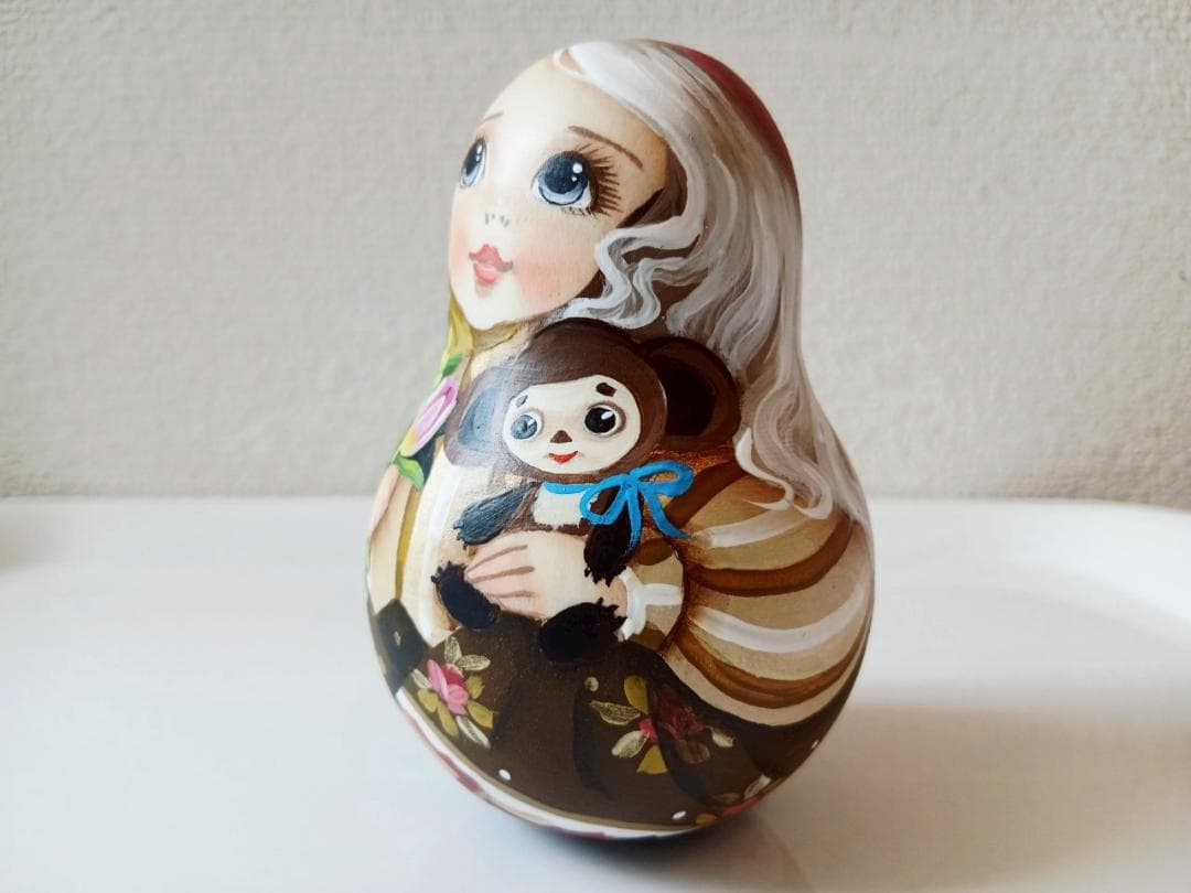 【CBT093】9cm級 おきあがりこぼし(大) スベトラーナ チェブラーシカ