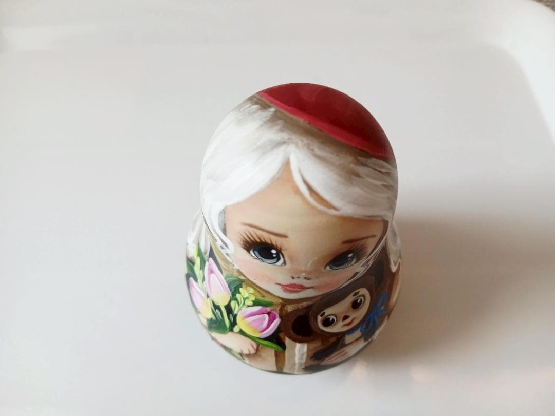 【CBT093】9cm級 おきあがりこぼし(大) スベトラーナ チェブラーシカ