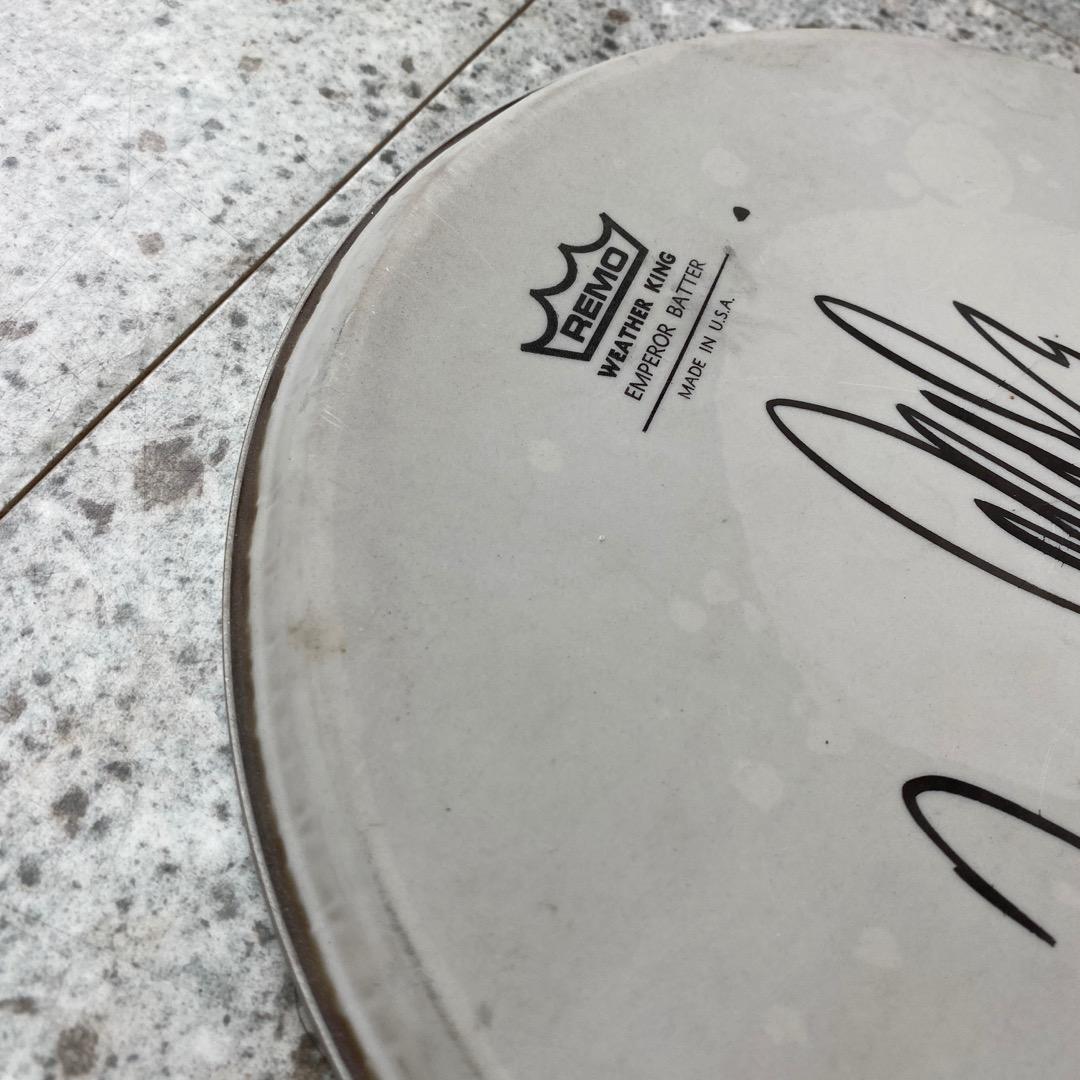 ドラムヘッド サイン入り - メルカリ