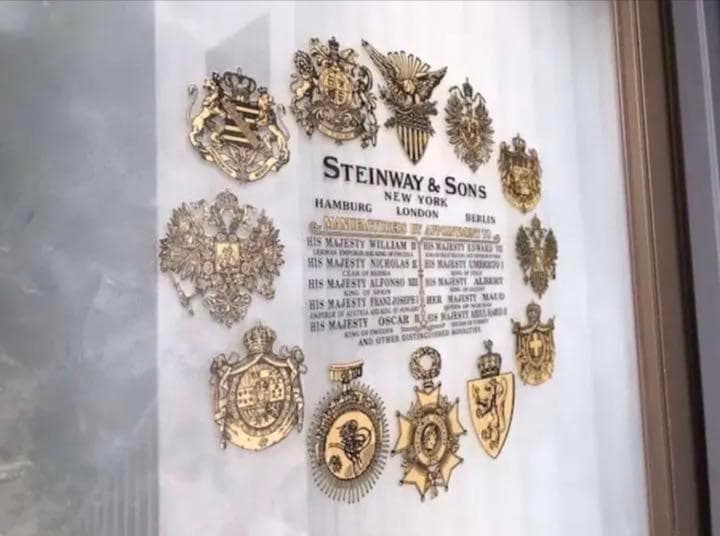 スタインウェイ サウンドボード 響板 デカール ステッカー Steinway B
