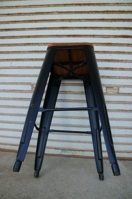 ☆送料無料☆ カウンターチェア / バーチェア / スタッキング / 金属製