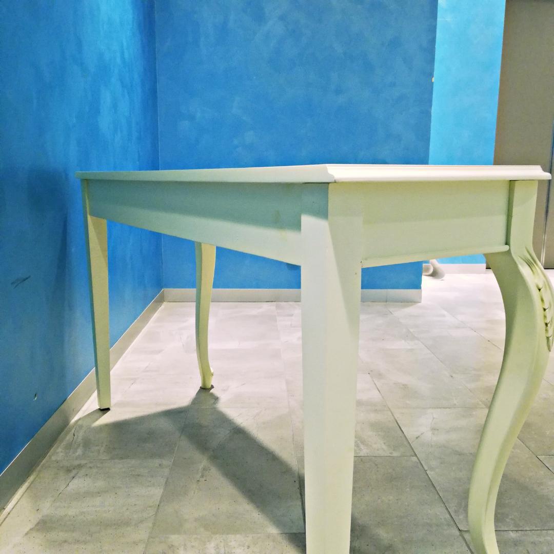 ▼ホワイトアンティーク調 コンソール デスク