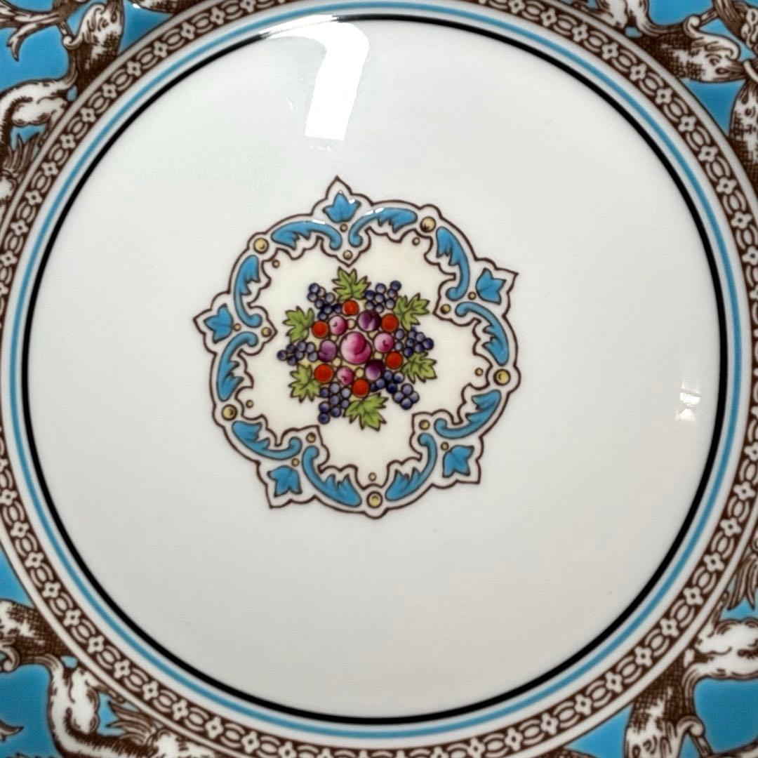  フロレンティーン ターコイズ　デザート スクエア プレート