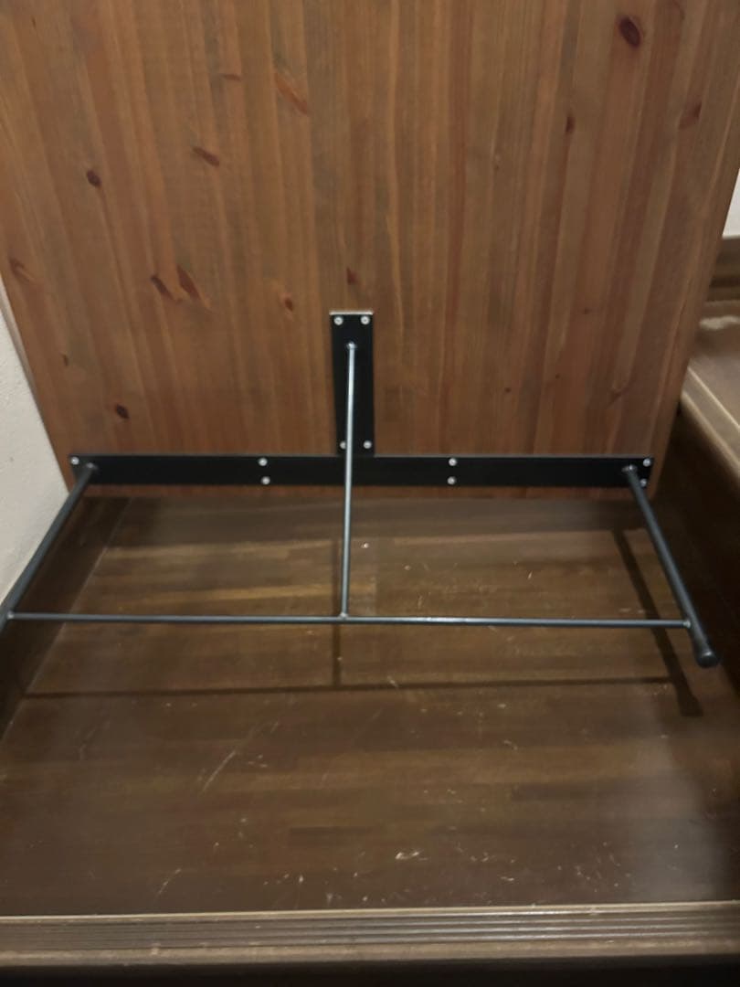 無垢材 ローテーブル アイアンスチール