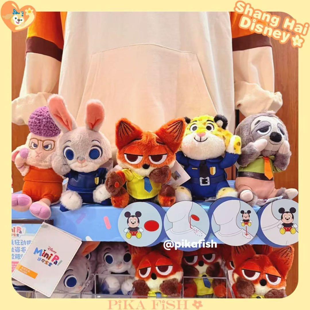 現地購入☆正規品】クロウハウザー ズートピア 肩のせぬいぐるみ 上海