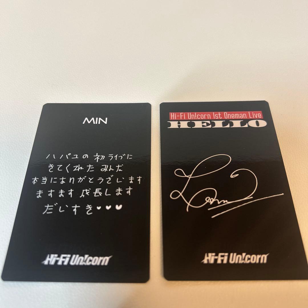 Hi-Fi Un!corn 1st ワンマンライブHello ミン トレカ