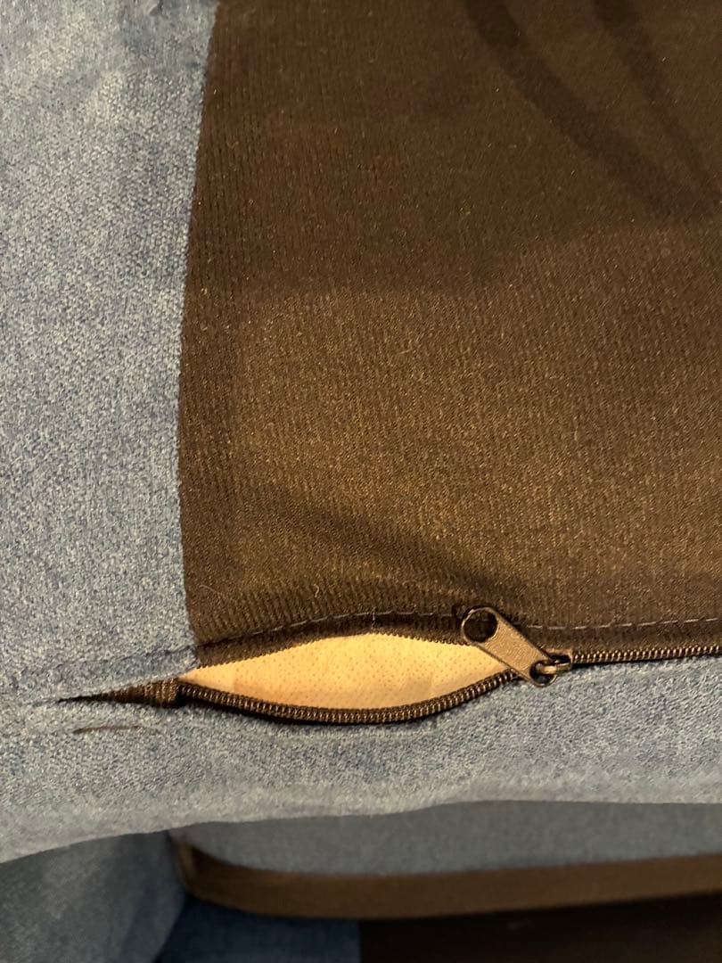 (最終価格)ニトリ2人掛けカジュアルソファ(ネイビー)ローソファコンパクトソファ