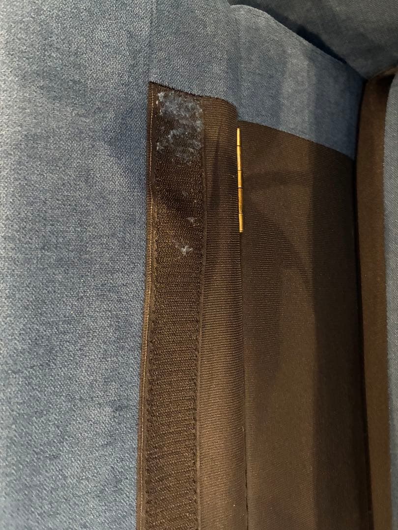 (最終価格)ニトリ2人掛けカジュアルソファ(ネイビー)ローソファコンパクトソファ