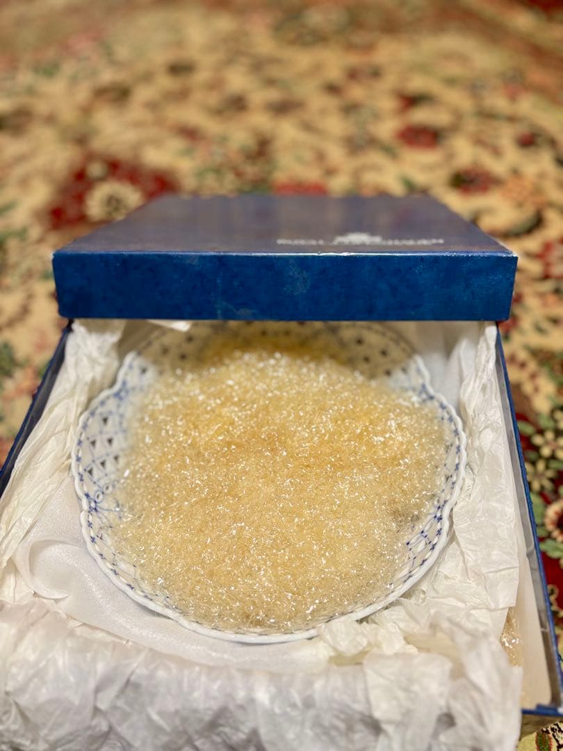 ロイヤルコペンハーゲン　ブルーフルーテッド　フルレース　フルーツバスケット