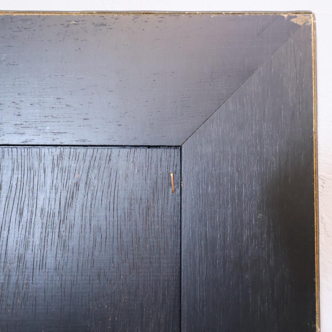 姿見 スタンドミラー 鏡 立て掛け 店舗什器 店舗 157㎝ モノクロ レザー調