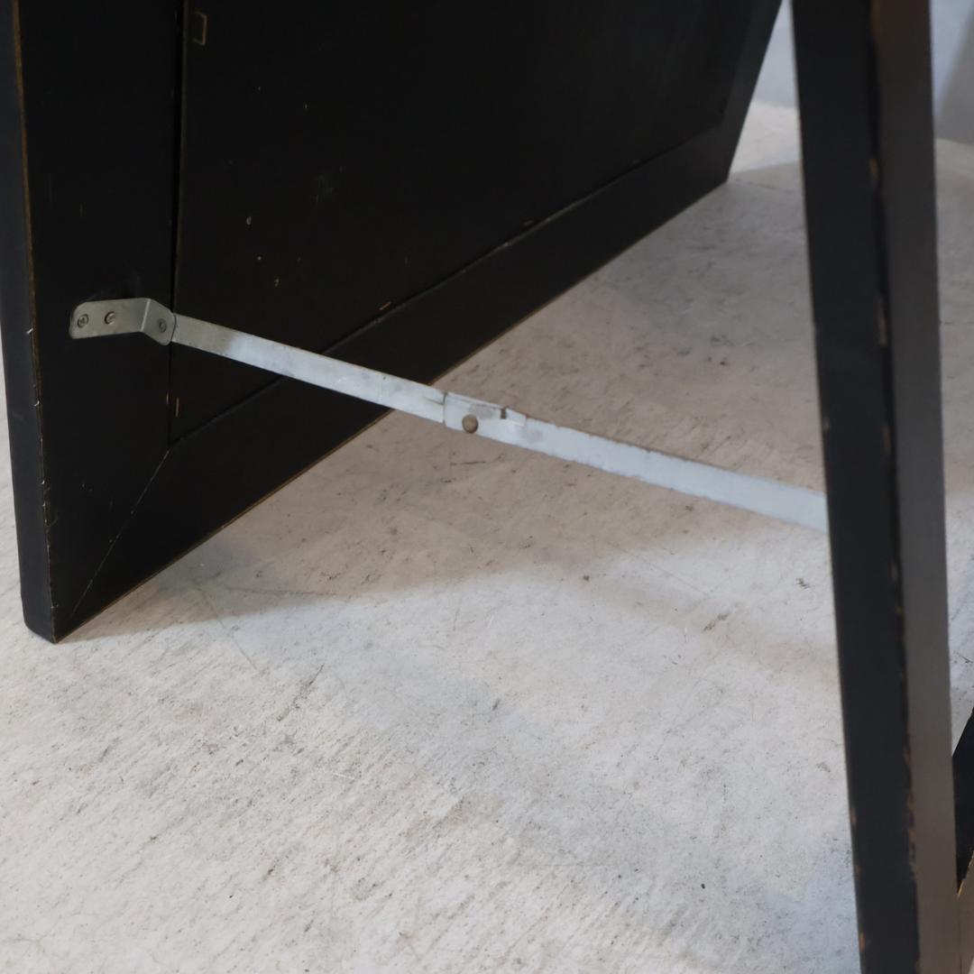 姿見 スタンドミラー 鏡 立て掛け 店舗什器 店舗 157㎝ モノクロ レザー調