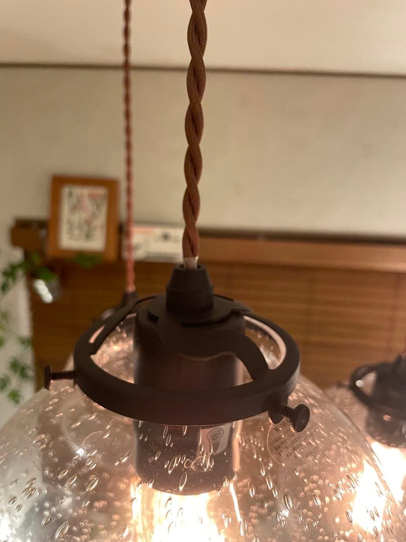 Orelia c オレリアc ペンダントライト 4灯 クリアガラス