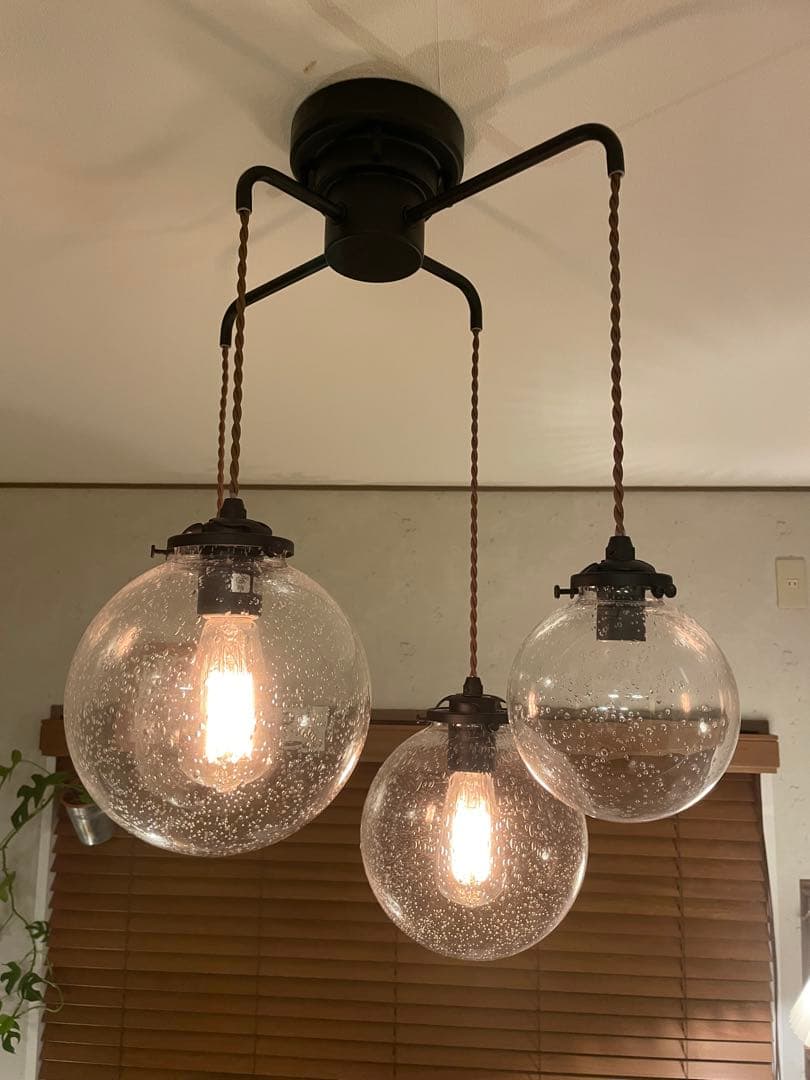 Orelia c オレリアc ペンダントライト 4灯 クリアガラス