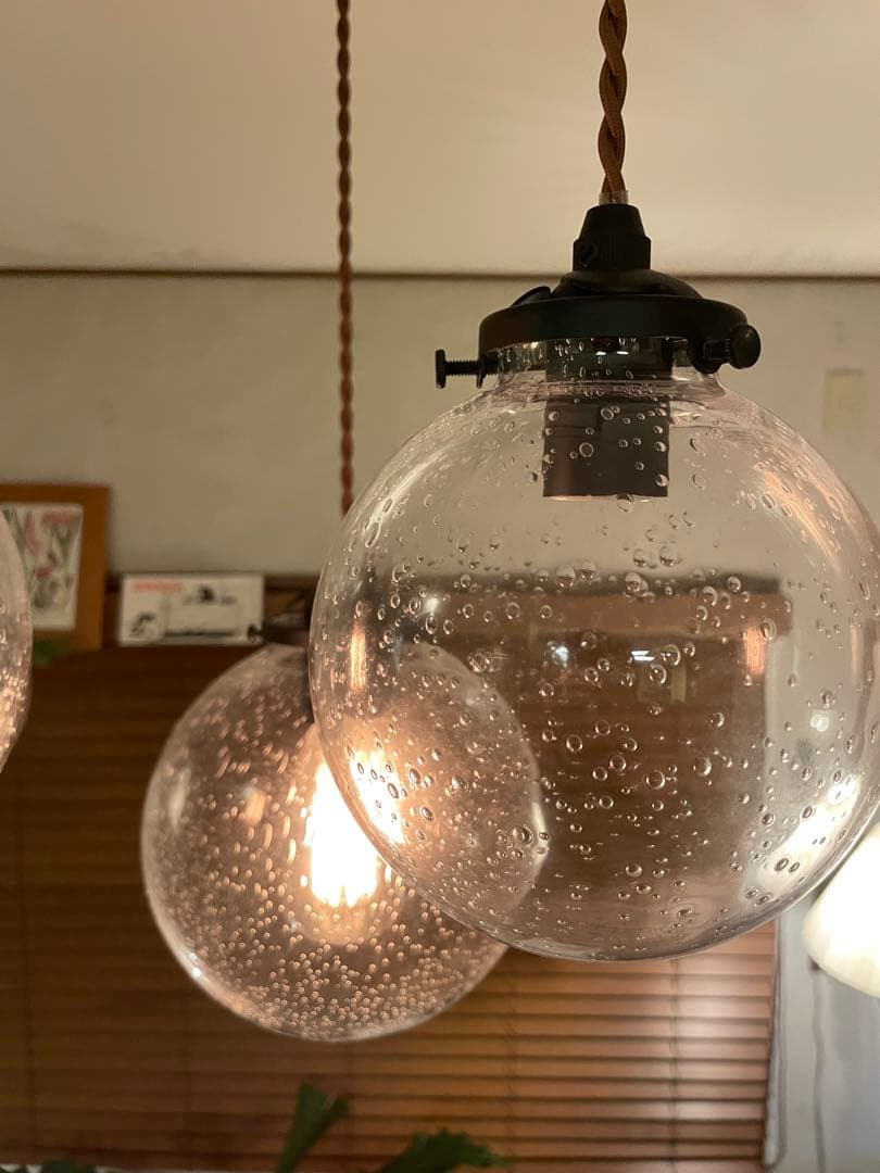 Orelia c オレリアc ペンダントライト 4灯 クリアガラス