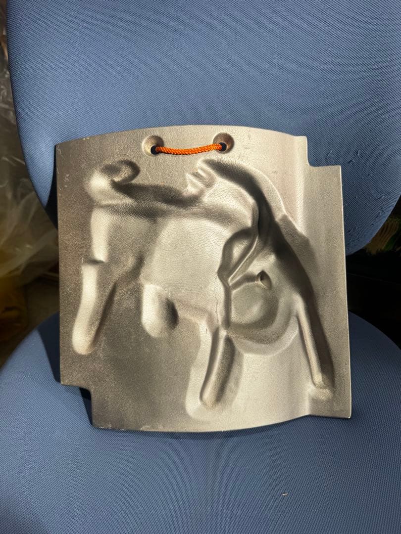 ⚫️ レアビンテージ 非売品 立体的 千支 瓦 3D 縁起物 入手困難 異説焼