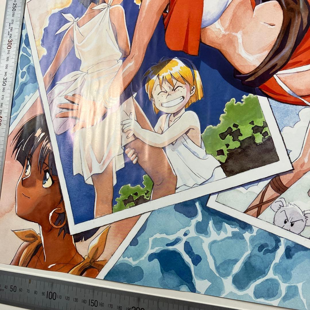 ふしぎの海のナディア CD購入特典 B2 ポスター イラスト 貞本義行