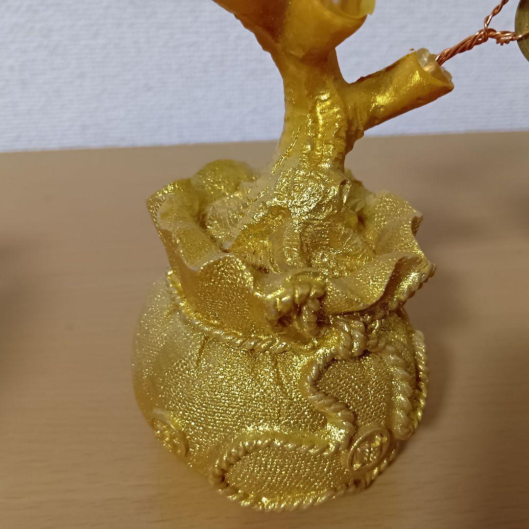 金のなる木 縁起物　インテリア置物 招福 お祝い 風水 財産運向上 招福開運