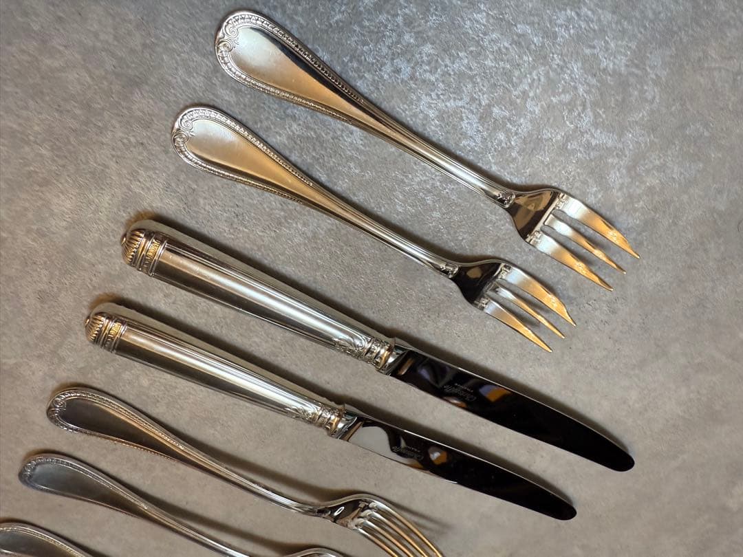 Christofle Malmaisonカトラリーセット 8点①